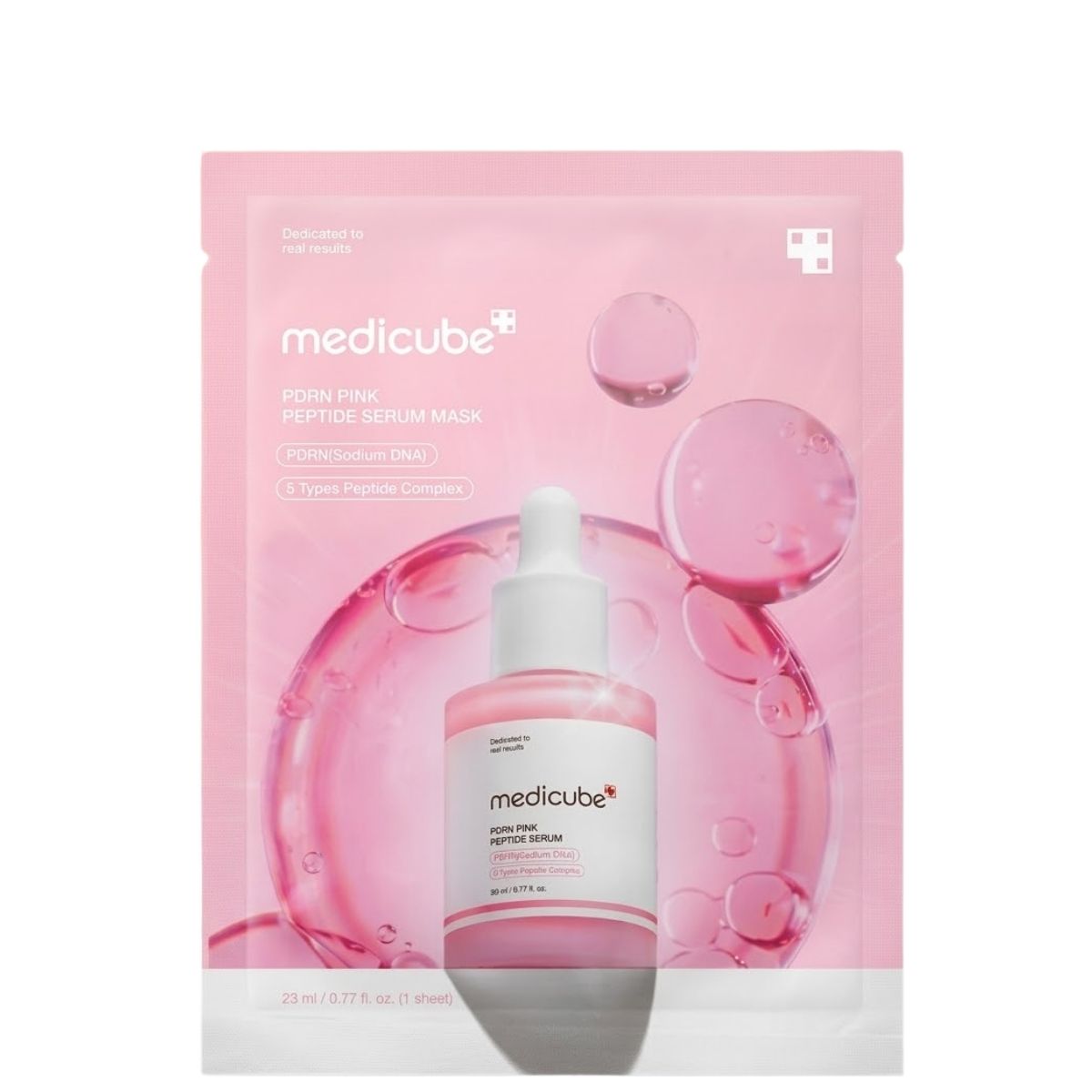 MEDICUBE PDRN PINK PEPTIDE SERUM MASK (1UND