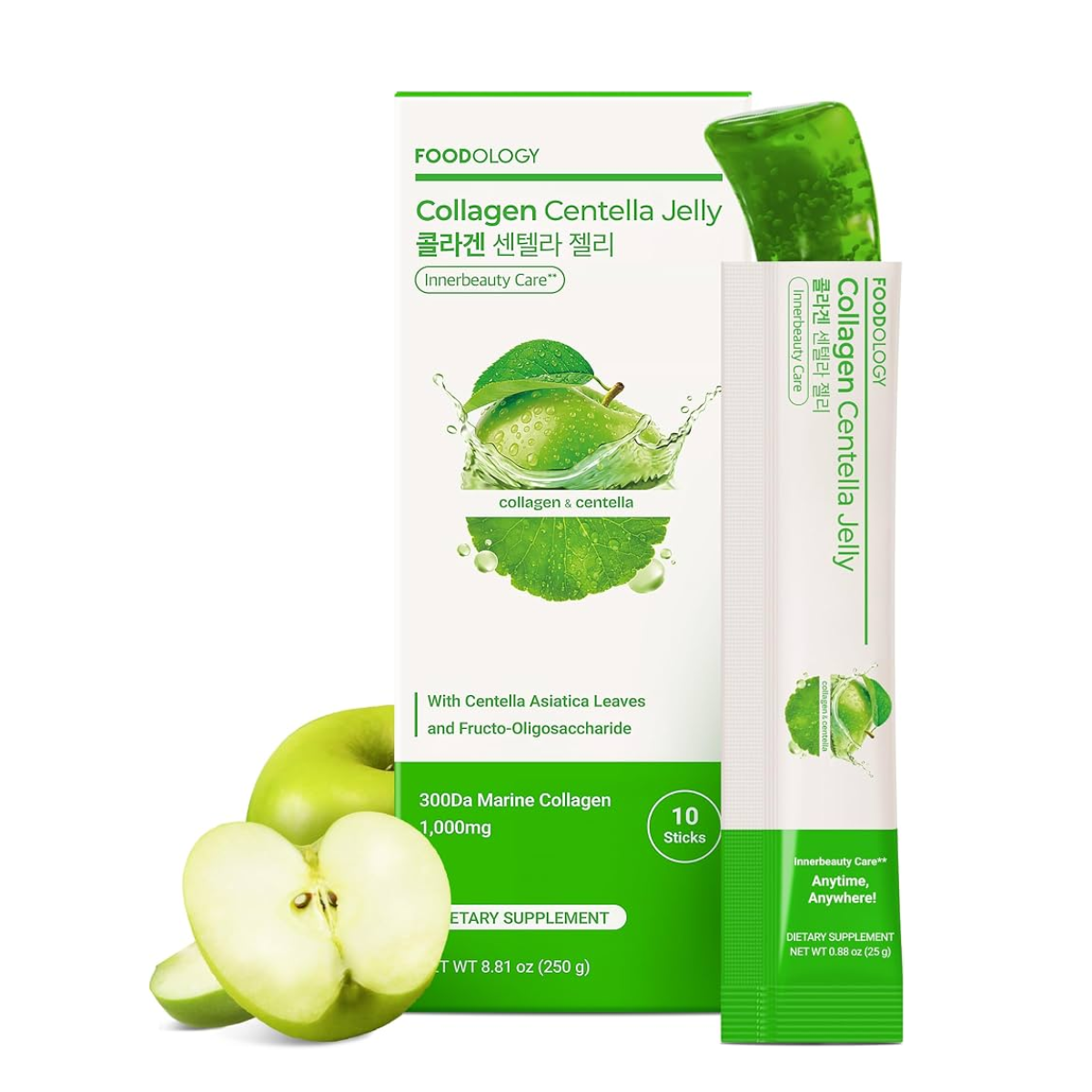 Foodology - Suplemento Dietético de Colágeno y Centella Asiática (10 sobres)