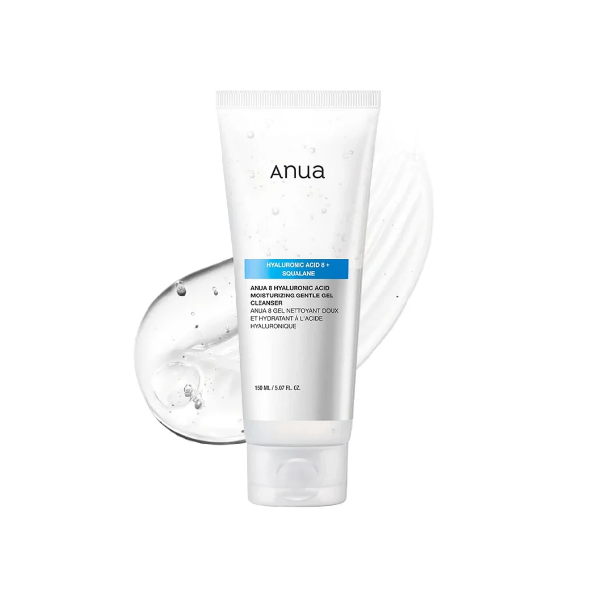 Anua - Limpiador Facial en Gel Hidratante de Ácido Hialurónico (150ml)